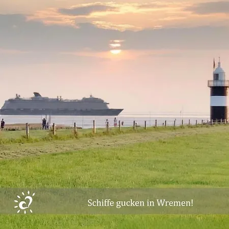 De Reetpieper Wohlfuehlen Am Nordseedeich Apartman Wurster Nordseeküste